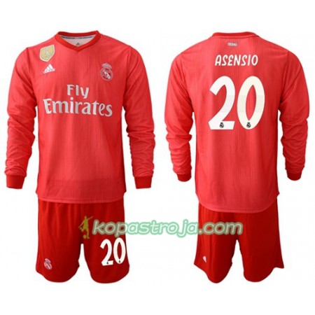 Billiga Fotbollströjor Real Madrid Asensio 20 Barn Tredje tröja 2018/19 Långärmad